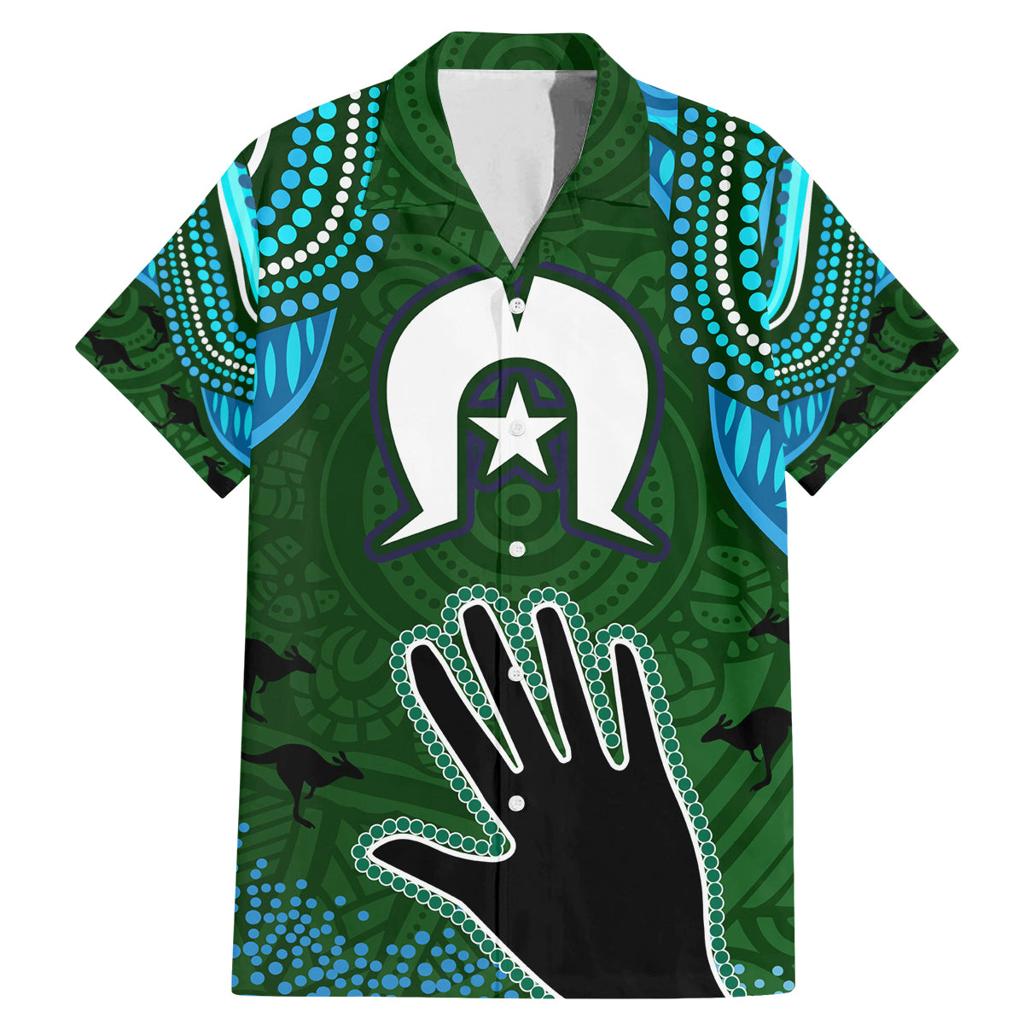 Torest Trait Islands Mix Aboriginal Pattern Family Matching Mermaid Dress and Hawaiian Shirt