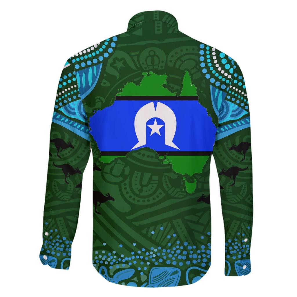 Torest Trait Islands Mix Aboriginal Pattern Family Matching Short Sleeve Bodycon Dress and Hawaiian Shirt