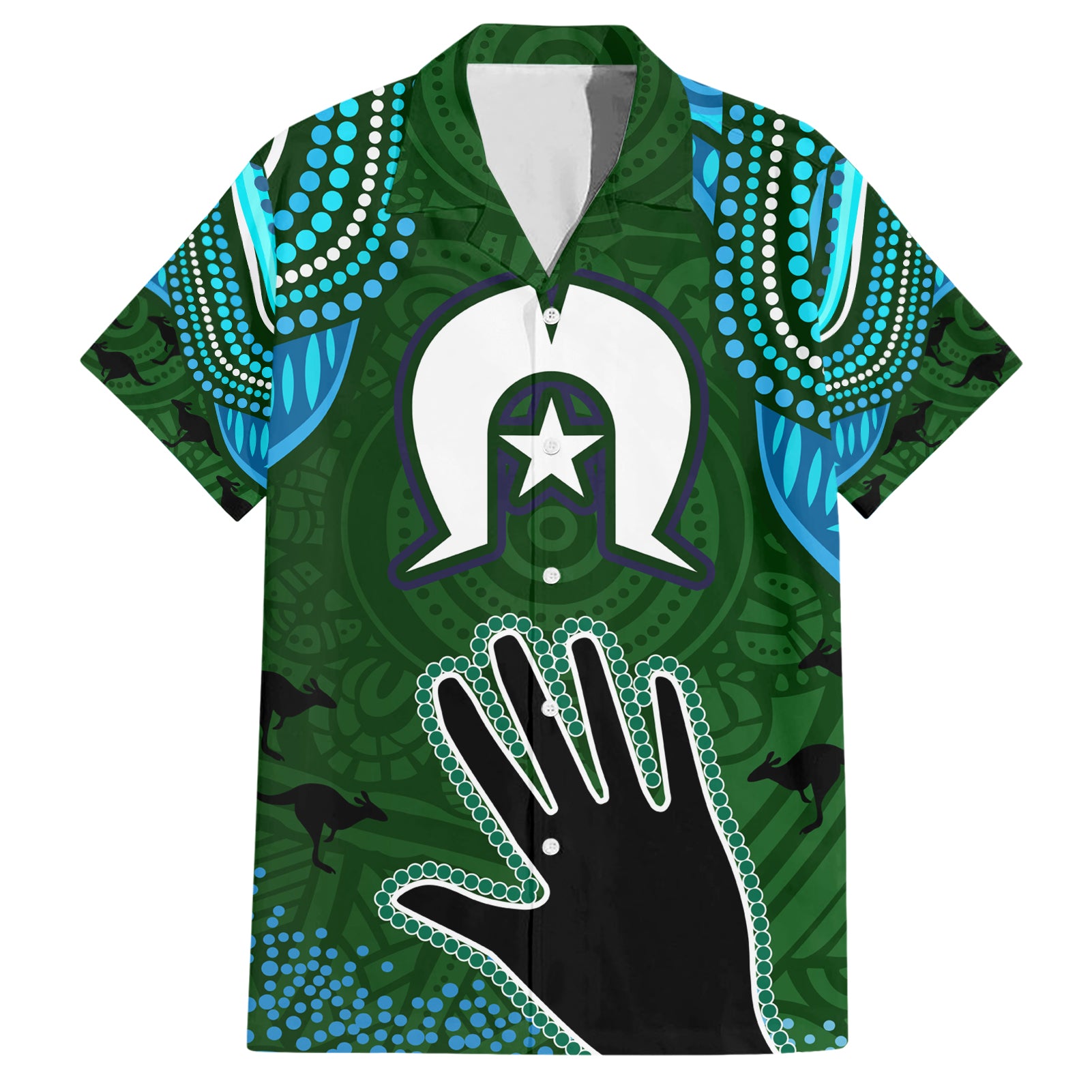 Torest Trait Islands Mix Aboriginal Pattern Hawaiian Shirt