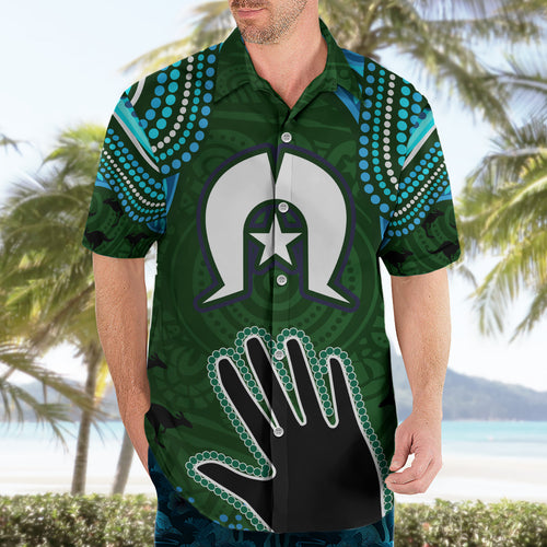Torest Trait Islands Mix Aboriginal Pattern Hawaiian Shirt