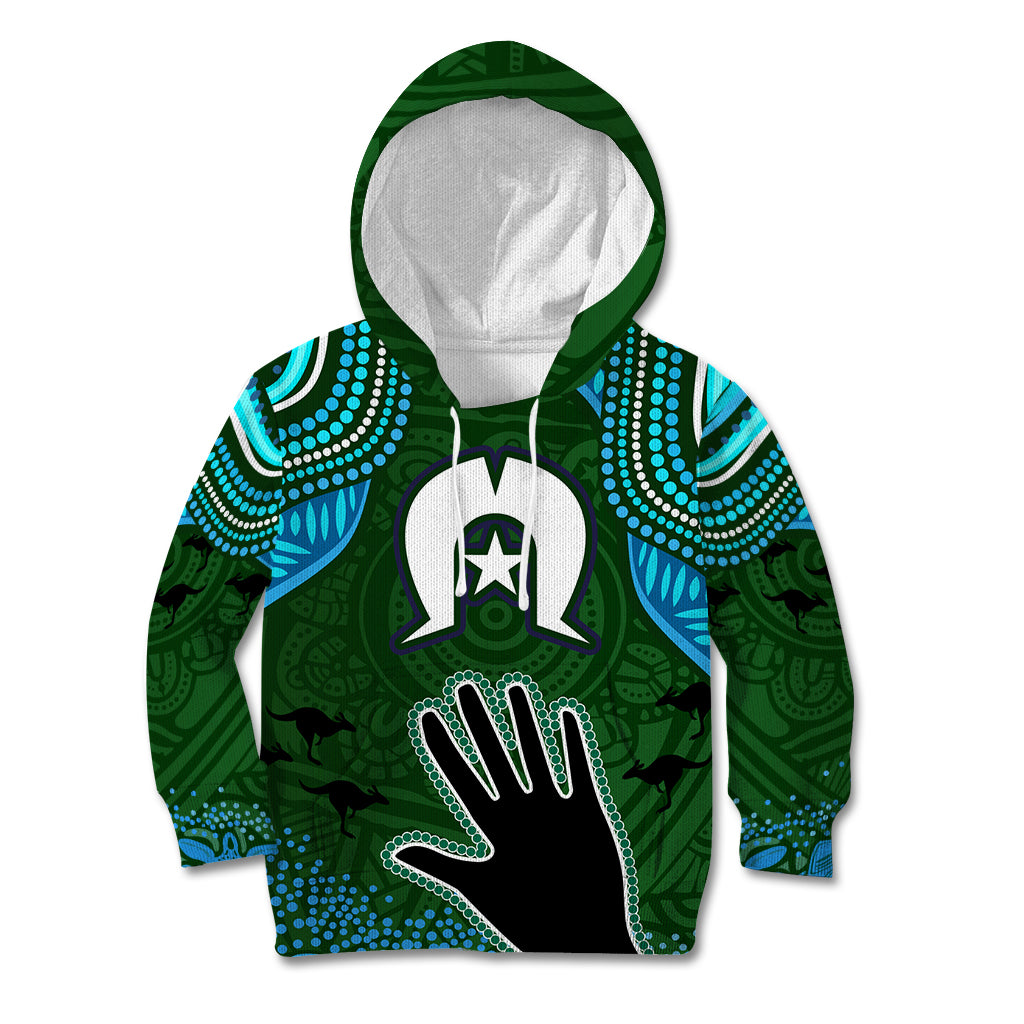 Torest Trait Islands Mix Aboriginal Pattern Kid Hoodie
