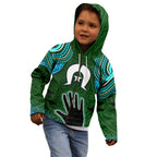 Torest Trait Islands Mix Aboriginal Pattern Kid Hoodie