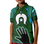 Torest Trait Islands Mix Aboriginal Pattern Kid Polo Shirt