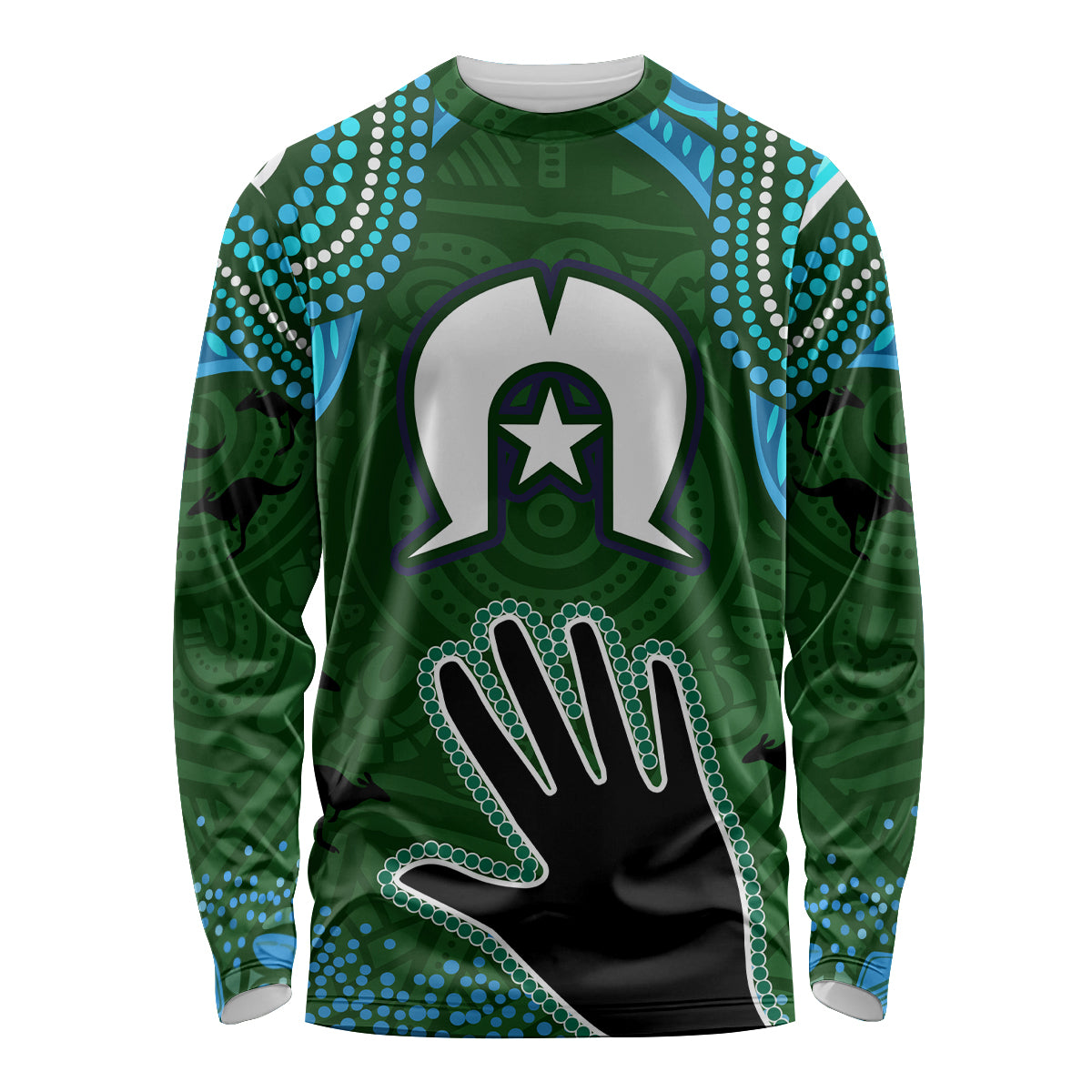 Torest Trait Islands Mix Aboriginal Pattern Long Sleeve Shirt