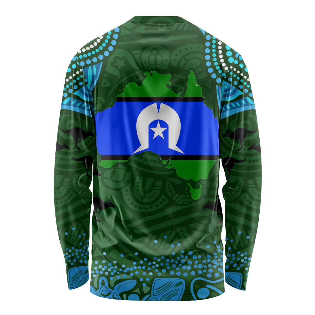 Torest Trait Islands Mix Aboriginal Pattern Long Sleeve Shirt