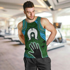 Torest Trait Islands Mix Aboriginal Pattern Men Tank Top