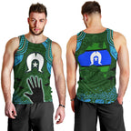 Torest Trait Islands Mix Aboriginal Pattern Men Tank Top