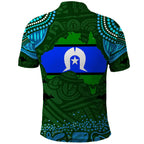 Torest Trait Islands Mix Aboriginal Pattern Polo Shirt