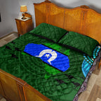 Torest Trait Islands Mix Aboriginal Pattern Quilt Bed Set