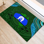 Torest Trait Islands Mix Aboriginal Pattern Rubber Doormat