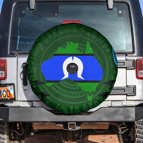 Torest Trait Islands Mix Aboriginal Pattern Spare Tire Cover