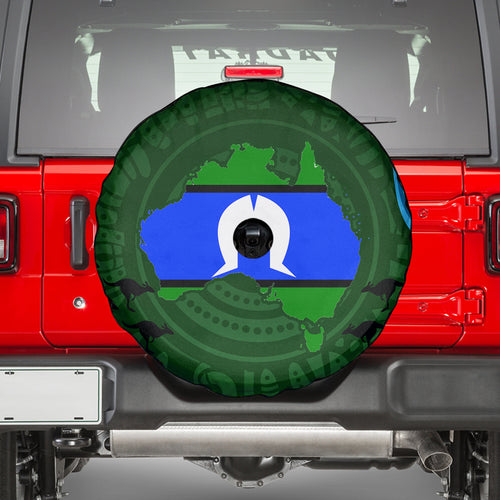 Torest Trait Islands Mix Aboriginal Pattern Spare Tire Cover