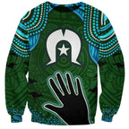 Torest Trait Islands Mix Aboriginal Pattern Sweatshirt