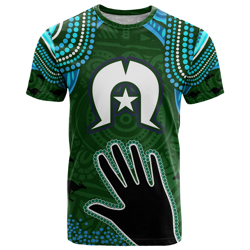 Torest Trait Islands Mix Aboriginal Pattern T Shirt
