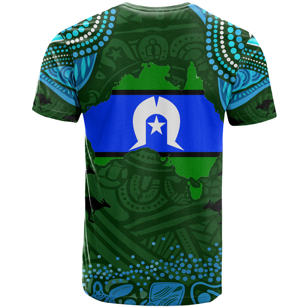 Torest Trait Islands Mix Aboriginal Pattern T Shirt