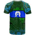 Torest Trait Islands Mix Aboriginal Pattern T Shirt
