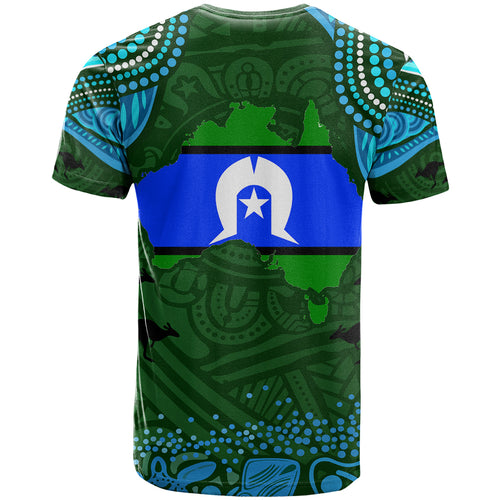 Torest Trait Islands Mix Aboriginal Pattern T Shirt