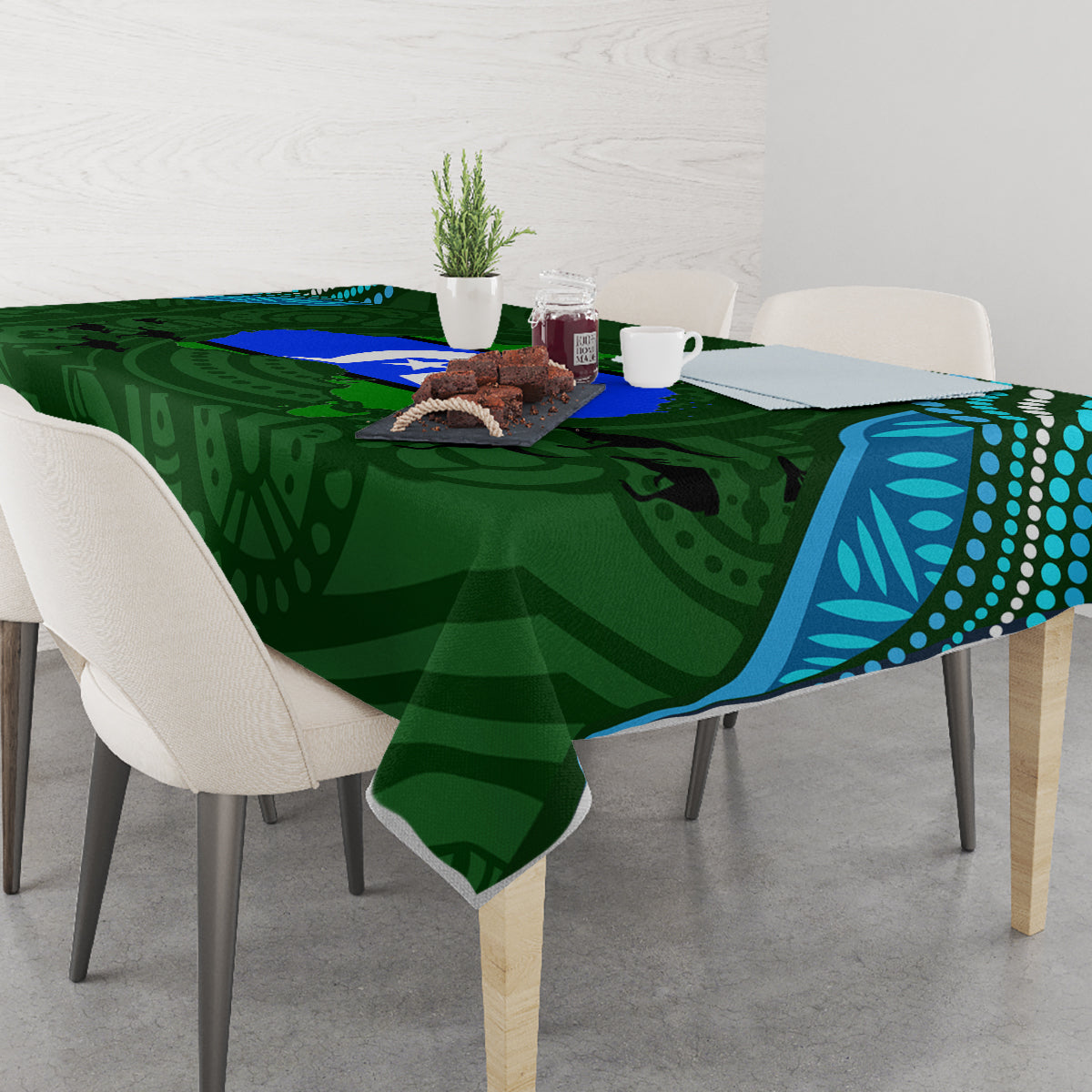 Torest Trait Islands Mix Aboriginal Pattern Tablecloth