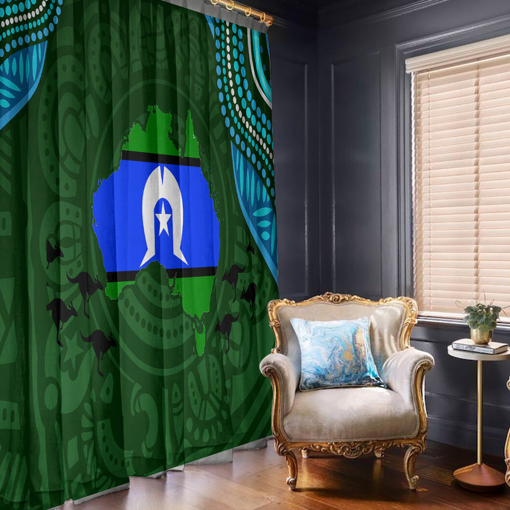 Torest Trait Islands Mix Aboriginal Pattern Window Curtain