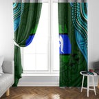 Torest Trait Islands Mix Aboriginal Pattern Window Curtain