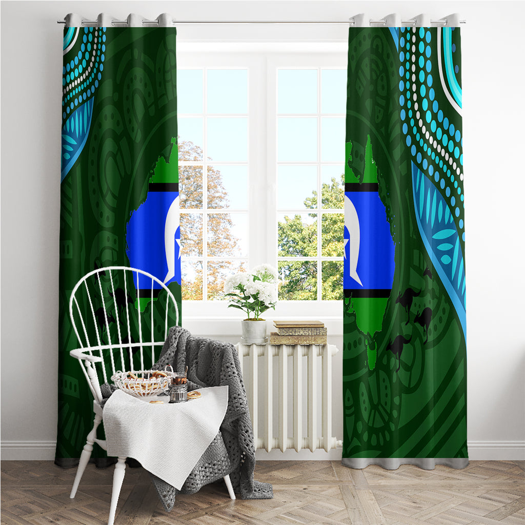Torest Trait Islands Mix Aboriginal Pattern Window Curtain