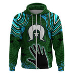 Torest Trait Islands Mix Aboriginal Pattern Zip Hoodie