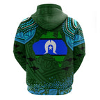 Torest Trait Islands Mix Aboriginal Pattern Zip Hoodie