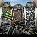 Aboriginal Lizzard Pattern Dot Art Back Car Seat Cover