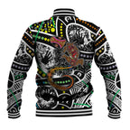 Aboriginal Lizzard Pattern Dot Art Baseball Jacket