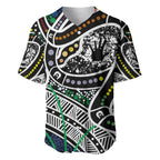 Aboriginal Lizzard Pattern Dot Art Baseball Jersey