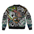 Aboriginal Lizzard Pattern Dot Art Bomber Jacket