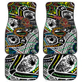 Aboriginal Lizzard Pattern Dot Art Car Mats