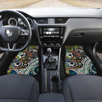 Aboriginal Lizzard Pattern Dot Art Car Mats