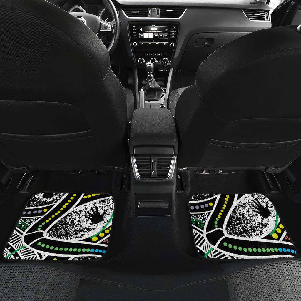 Aboriginal Lizzard Pattern Dot Art Car Mats