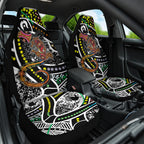 Aboriginal Lizzard Pattern Dot Art Car Seat Cover