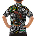 Aboriginal Lizzard Pattern Dot Art Kid Hawaiian Shirt