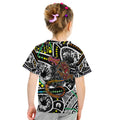Aboriginal Lizzard Pattern Dot Art Kid T Shirt