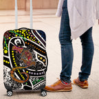 Aboriginal Lizzard Pattern Dot Art Luggage Cover