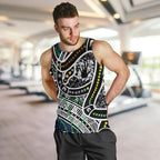 Aboriginal Lizzard Pattern Dot Art Men Tank Top