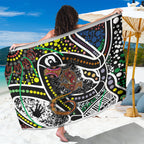 Aboriginal Lizzard Pattern Dot Art Sarong