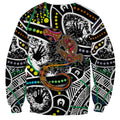 Aboriginal Lizzard Pattern Dot Art Sweatshirt