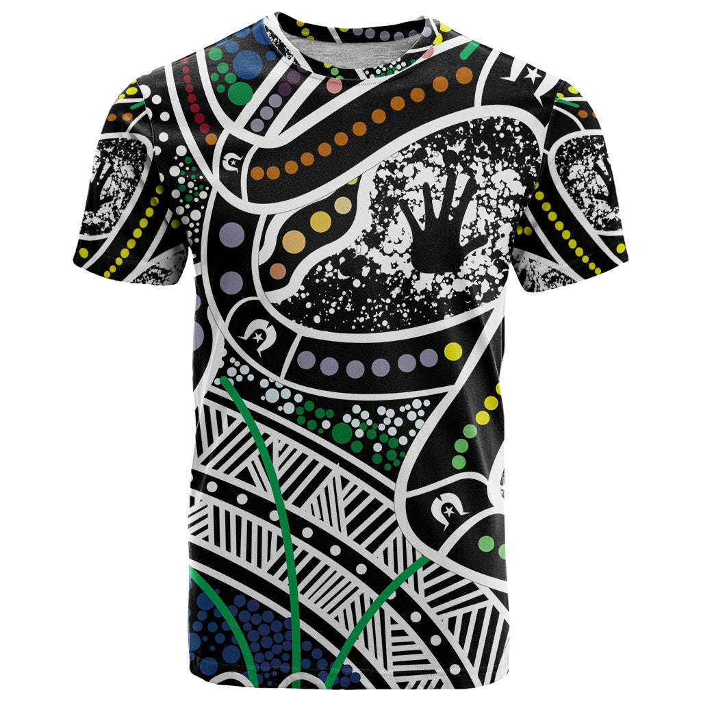 Aboriginal Lizzard Pattern Dot Art T Shirt