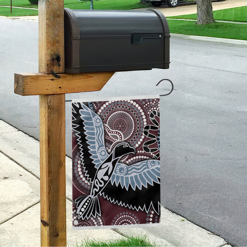 Aboriginal Pattern Bird Garden Flag
