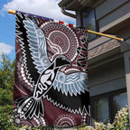 Aboriginal Pattern Bird Garden Flag