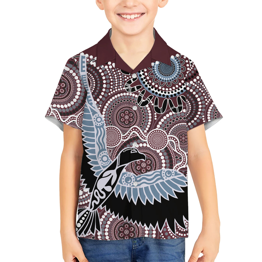 Aboriginal Pattern Bird Hawaiian Shirt