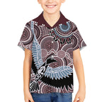 Aboriginal Pattern Bird Hawaiian Shirt