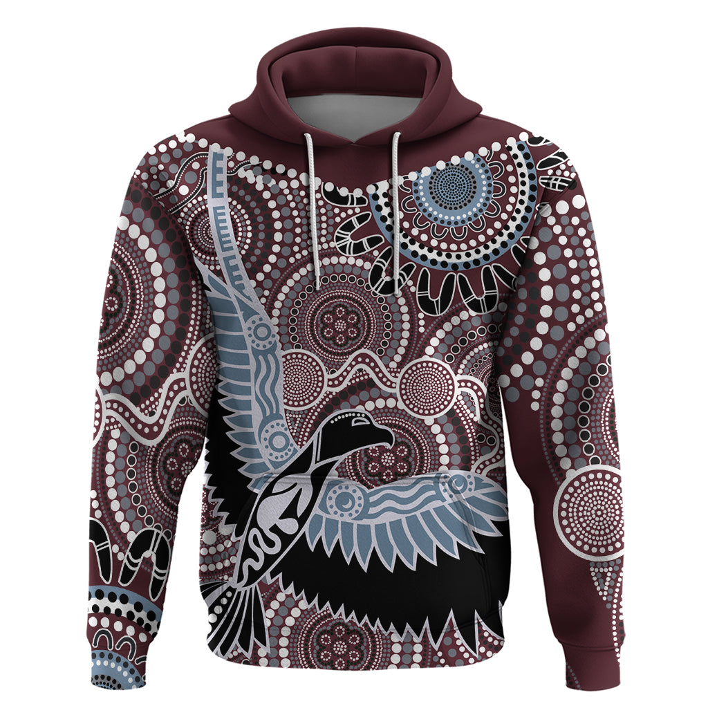 Aboriginal Pattern Bird Hoodie
