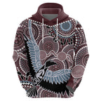 Aboriginal Pattern Bird Hoodie