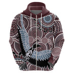 Aboriginal Pattern Bird Hoodie