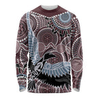 Aboriginal Pattern Bird Long Sleeve Shirt